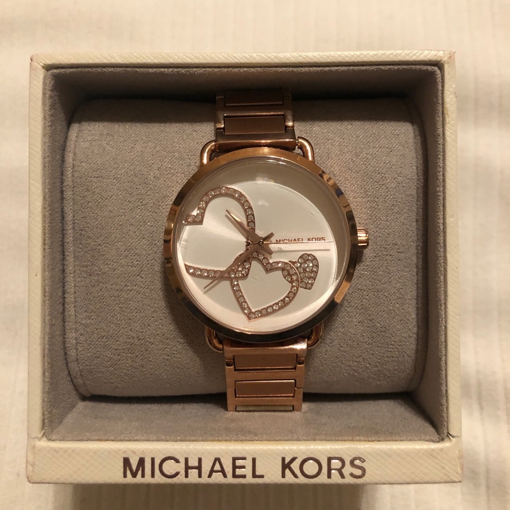 NEW Michael Kors Rose Gold Portia Watch